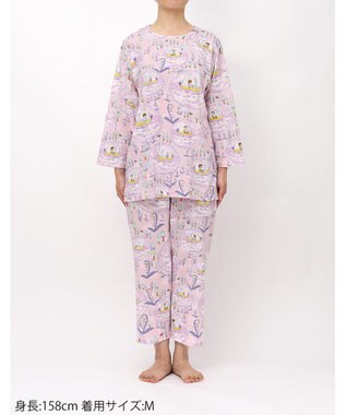 tsumori chisato SLEEP ツモリチサト パジャマ 長袖 長ズボン 綿100%パイル(本体) レディース UDX204 /ワコール ピンク