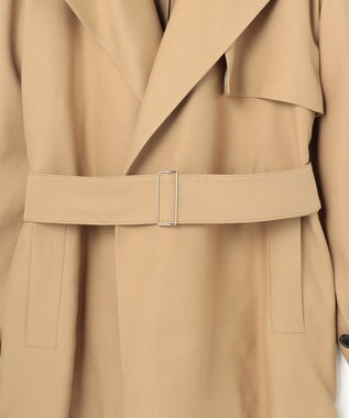 BEIGE， VESZELYITE / ラップショートトレンチコート Camel