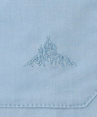 SHARE PARK MENS 【UVカット・撥水・ストレッチ】イージーデニムレギュラーカラーシャツ サックスブルー系