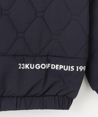 23区GOLF 【WOMEN】【防寒】キルティング ブルゾン ネイビー系