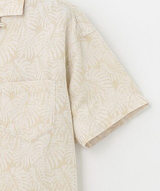 JOSEPH ABBOUD MOUNTAIN 【SPACE／UNISEX】ソアロンリネンジャガード シャツ ベージュ系7