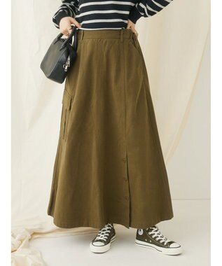 CRAFT STANDARD BOUTIQUE 綿ピーチカーゴスカート