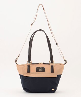 LA BAGAGERIE ウォータープルーフナイロン　2WAYハンドバッグ