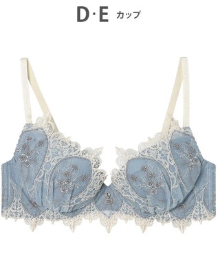 AMPHI ブラジャー 谷間メイク カップ上辺が浮きにくい Gカップまで対応 大きいサイズ 【Glama-Rich グラマリッチ ボリュームUPタイプ】 ブラ BYJ306 アンフィ／ワコール