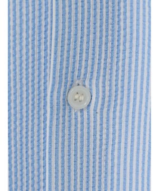 Green Parks ゆったりサッカーシャツ Sax