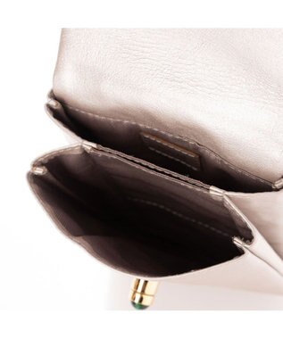 UNBILLION ペルケ perche ジェムストーンヒネリモバイルショルダー シルバー