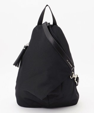 LA BAGAGERIE 【復刻リニューアル】口折れタッセル付きリュックサック　Sサイズ ブラック