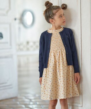 組曲 KIDS 【110-140cm】クラシック カーディガン ネイビー系