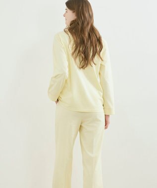 une nana cool 【綿100%】なめらか天竺パジャマ MADE WITH LIBERTY FABRIC イエロー