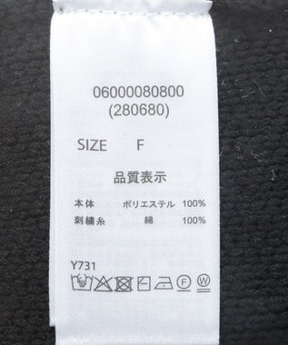 Green Parks ・ＥＬＥＮＣＡＲＥ　ＤＵＥ　コード刺繍花柄ニット Black