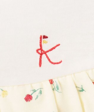 組曲 KIDS 【80-90cm】Tulips Shower セットアップ ベージュ系5