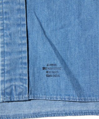 J.PRESS MEN 【J.PRESS ORIGINALS】GRFFITI DENIM B.D. SHIRT / BAGGY FIT ブルー系