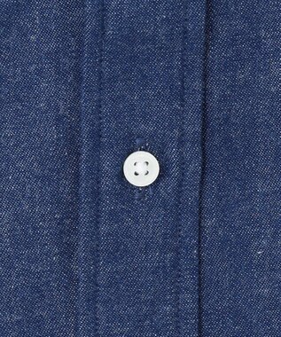 J.PRESS MEN パッチフラップ デニムシャツ /B.D. ネイビー系