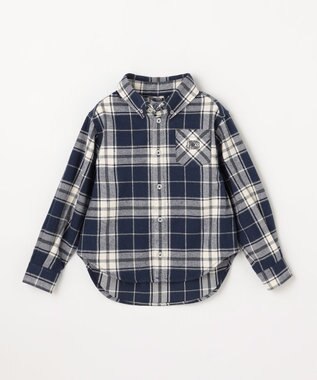 J.PRESS KIDS 【110-130cm】ビッグチェック シャツ ネイビー系4