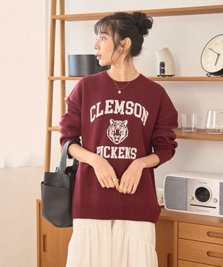 WEGO 【新色追加/ユニセックス着用ITEM/SMLサイズ展開】ジャガードグラフィックプルオーバー（LS） 柄13