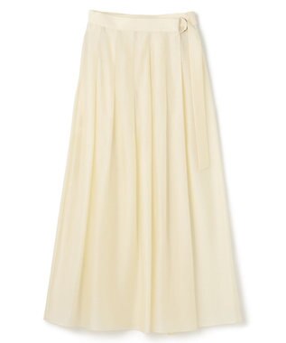 BEIGE， 【洗える】CARINATA / ウエストタックラップスカート Meringue