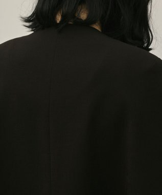 GRACE CONTINENTAL トリアセケープスリーブジャケット ブラック