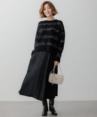 23区 ラウンドトゥ ショート ブーツ ブラック系