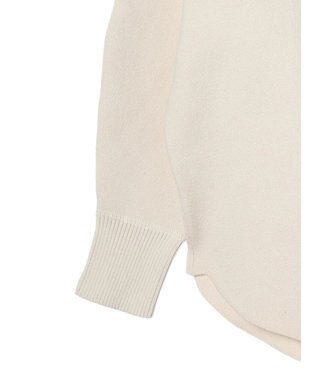 AMERICAN HOLIC ラウンドスウェットライクニットプルオーバー Ivory