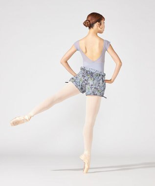 Chacott プリントサウナ　ショートパンツ ベビーブルー