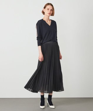 BEIGE， MOYE / プリーツスカート Navy