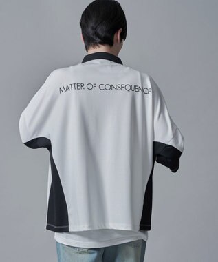 WEGO ドルマンポンチハーフZIPT（SS） ホワイト