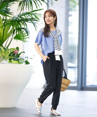 Tiaclasse 【洗える】バイオシルケットカットソープルオーバー サックス