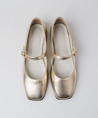 BONTRE 【PRECIEUX JOUET/プレシュウジュエ】セミワイドソールメリージェーン ゴールド