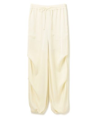 GRACE CONTINENTAL サテンワークパンツ キナリ