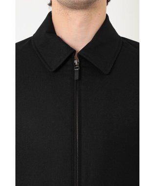 DAKS フラノステンカラーダウンジャケット ブラック