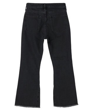 AMERICAN HOLIC マチ付きフレアデニム Black