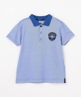 J.PRESS KIDS 【100-130cm】エンブレムポロシャツ ブルー