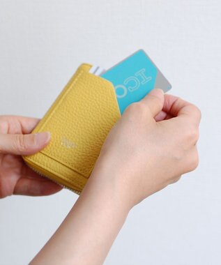 blancle シュリンクレザー Jジップウォレット ブラック