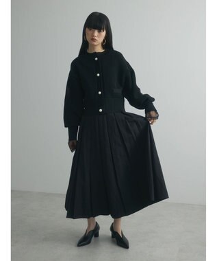 Green Parks armonia．フレアスカート Black