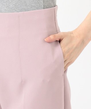 ANY SIS ハイウエストテーパード パンツ ライラック系