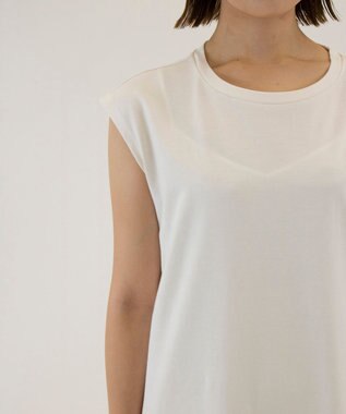 KASHIYAMA ハイゲージジャージーワンピース 白