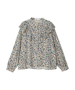 AMERICAN HOLIC アソートプリントフリルブラウス Light Beige