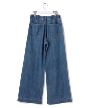 J.PRESS YORK STREET 【WOMEN】ソフトワイドデニム ダルブルー系