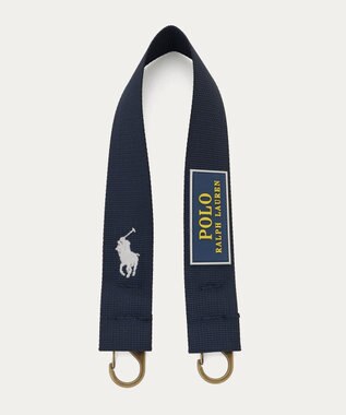 MOONBAT POLO RALPH LAUREN(ポロ ラルフローレン)カラビナ付き ストラップベルト 無地 撥水加工
