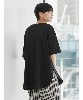 AMERICAN HOLIC 抗菌防臭　Ｄａｉｌｙ！　裾ラウンドカットチュニック1 Black