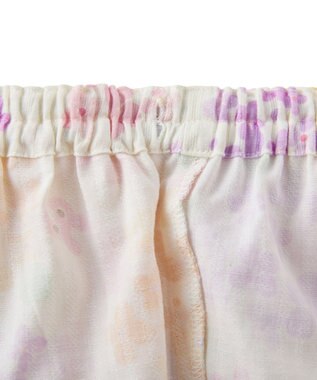 MIKI HOUSE HOT BISCUITS 【80-120cm】総柄 甚平スーツ 黄