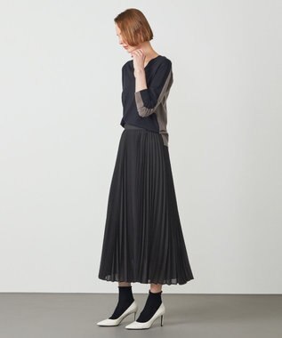 BEIGE， MOYE / プリーツスカート Navy