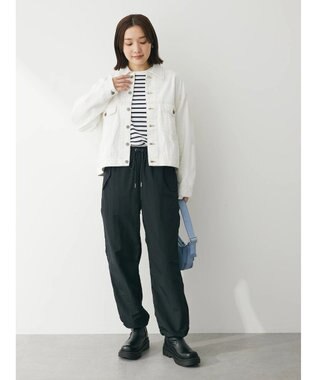 Green Parks ショート丈デニムジャケット Off White