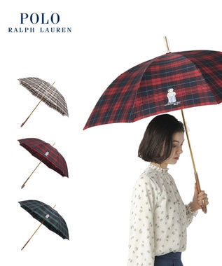 POLO RALPH LAUREN 長傘 チェック ポロベア ワンポイント / MOONBAT | ファッション通販  【公式通販】オンワード・クローゼット