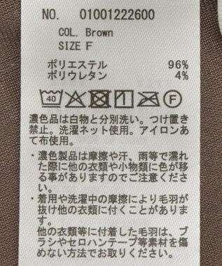 earth music&ecology クラッシュベロアシャーリングワンピース Brown