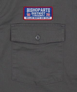 WEGO 【ユニセックス着用ITEM】ワッペンワークシャツ（LS） グレー