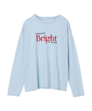 earth music&ecology レギュラーロゴロンＴｅｅ Blue