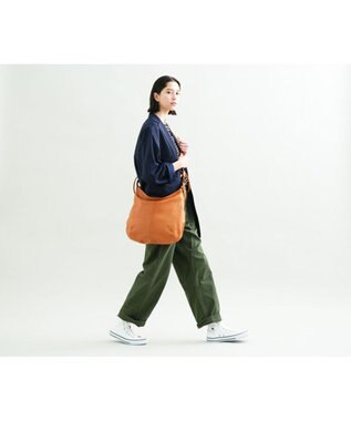 genten 【新色】ムース 2wayショルダー大 キャメル