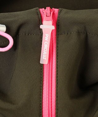 PW CIRCULUS 【 伸縮性あり 】【WOMEN】シャーリングアノラック ブルゾン カーキ系