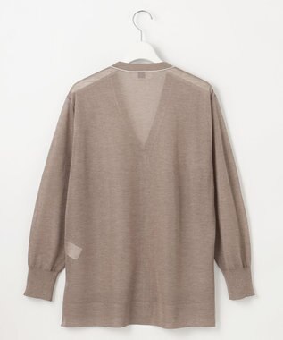 J.PRESS LADIES 【WEB限定カラーあり・洗える】Vis/Peスパーク ニット カーディガン モカ系